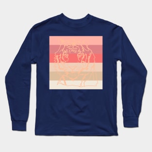 Tiger Peach Fuzz Long Sleeve T-Shirt